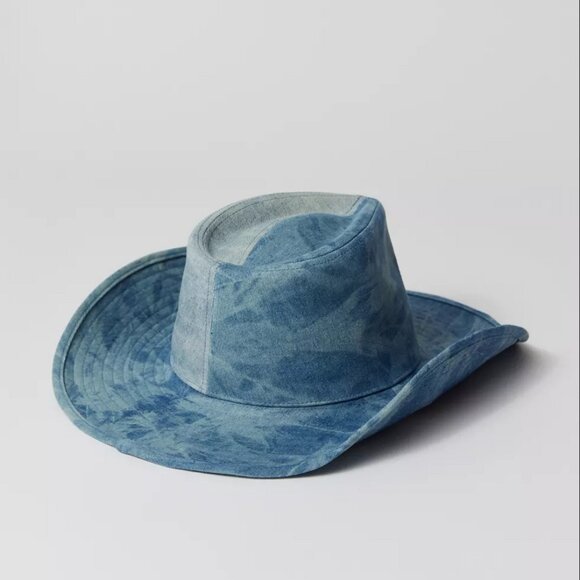 Wyeth Walker Washed Denim Cowboy Hat main image 4